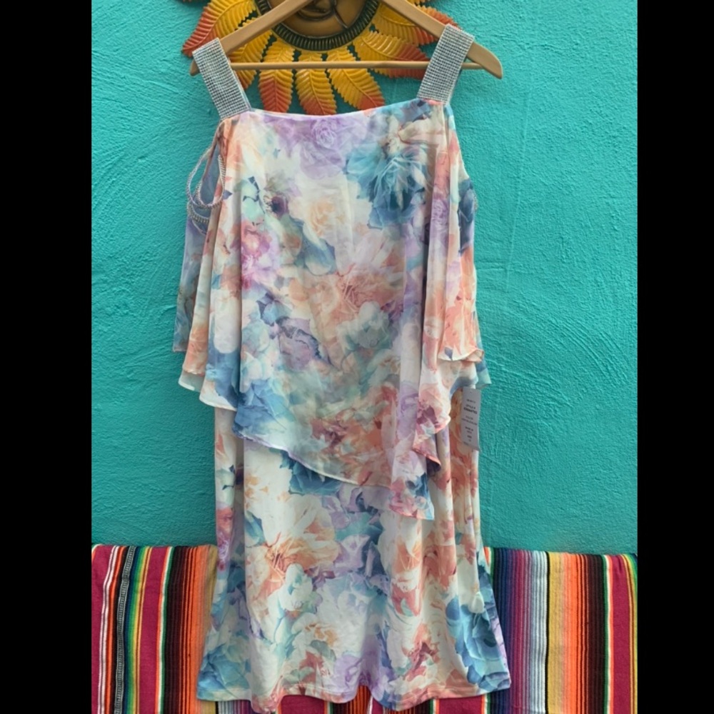 Elegant Short Floral Dress